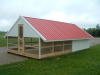 10x24 Crimason Red / Alamo White